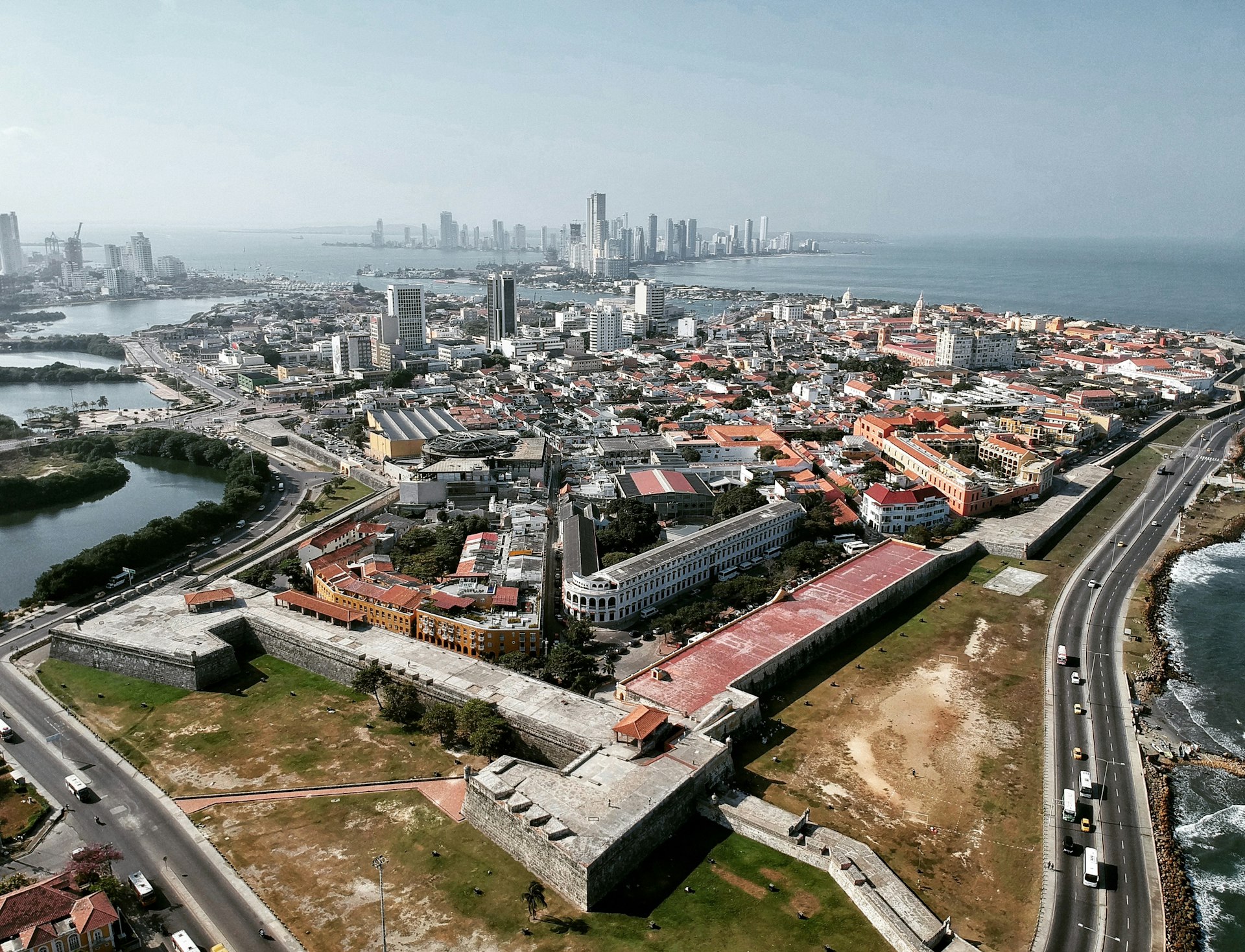 Muralla y ciudad amurallada de Cartagena de Indias